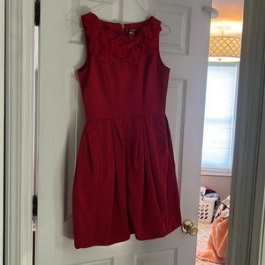 Red cocktail dress name by Taylor